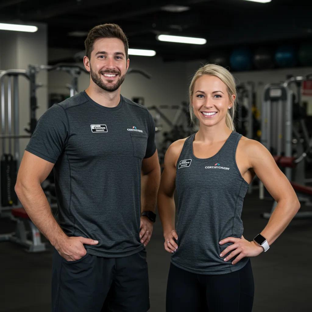 Certified personal trainers in Auburn showcasing their expertise and readiness to help clients reach fitness goals