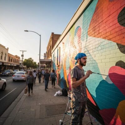 Morning workout class in Auburn with diverse participants engaging in fitness activities