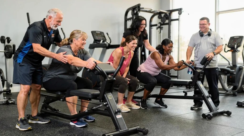 Auburn fitness seekers can choose between 1-on-1 personal training conducted in private suites and small