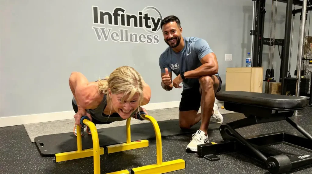 Infinity's Personal Training program is fully customized to each client rather than following a generic