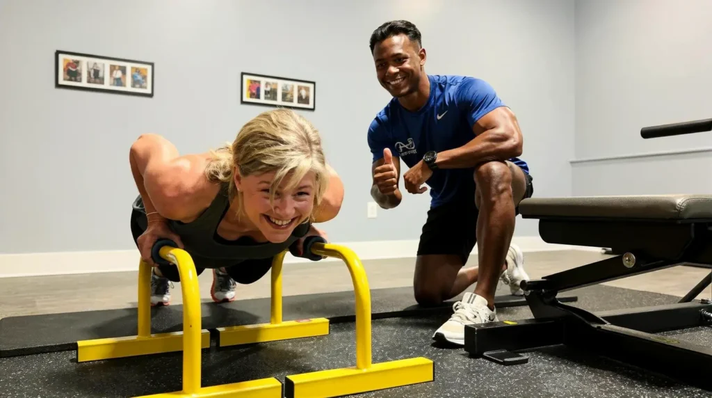 Personal training programs are 100% customized for each individual client.; One-on-one sessions take place